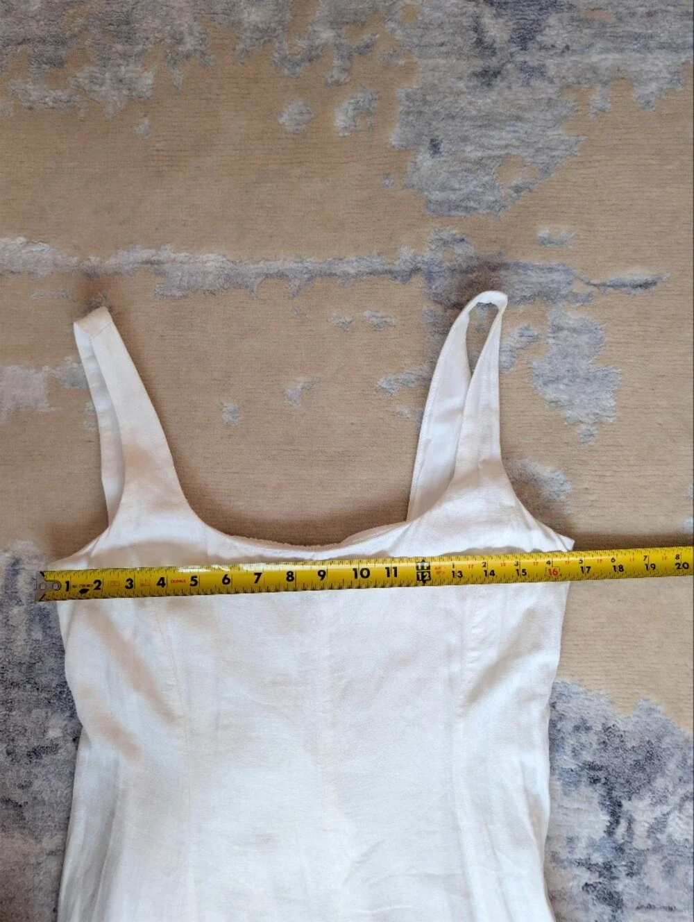 GAP White Sleeveless Linen-Blend Maxi Dress - Picture 5 of 11